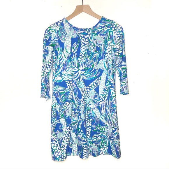 Lilly Pulitzer Ophelia Dress Canopy Chaos Blue XS - Picture 1 of 8